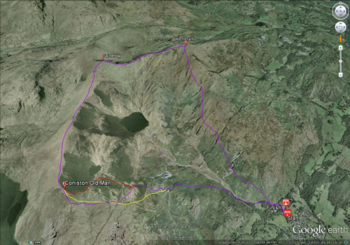Coniston Race Route