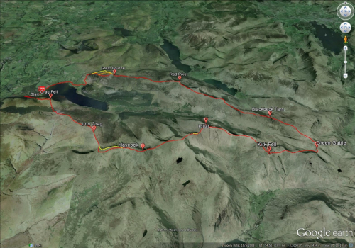 Ennerdale Fell Race Route